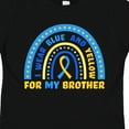 thumbnail image 4 of Inktastic I Wear Blue and Yellow for My Brother Down Syndrome Awareness Rainbow Boys or Girls Toddler T-Shirt, 4 of 5