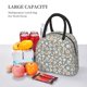 thumbnail image 5 of Easygdp White Popcorn Bolsa de Almuerzo Insulada Grande, Forro de Aluminio, Diseño Espacioso, a Prueba de Fugas, Ideal para Trabajo, Picnics, Viajes y Actividades al Aire Libre, 5 of 6