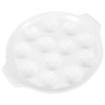 thumbnail image 3 of Miangastore 1Pc Sub-packing Baking Dish Kitchen Baking Plate Snail Baking Dish (White), 3 of 8