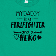 thumbnail image 4 of Inktastic My Daddy is a Firefighter and a Hero Boys or Girls Baby T-Shirt, 4 of 5