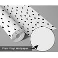 thumbnail image 6 of S4Sassy Peel & Stick Vinyl Wallpaper, Chic Polka Dot Print Wallpaper Contact Paper Waterproof - White, 25"x60" ,Removable Wall Covering for Kids room wall decor, Baby Room, Playroom, 6 of 9