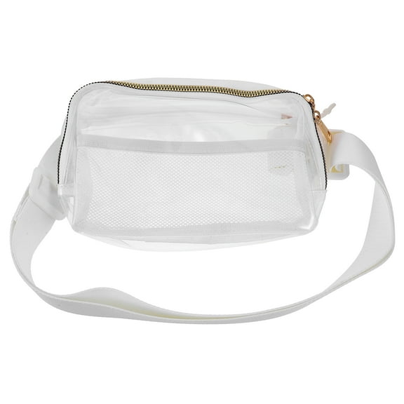 Transparent Fanny Pack Waist Pouch for Women Belt Bag Travel Clear Running Bags and