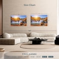 thumbnail image 4 of Elephant Stock Krka National Park Waterfall Wall Art - Horizontal Canvas Wall Art - Living Room Wall Decor - Nature Canvas - Gray And Orange Decor - 51" x 34", 4 of 8