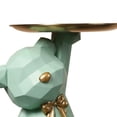 thumbnail image 1 of Oso geométrico almacenamiento escultura resina llavero estatuilla para el hogar (verde) Tmvgtek Libre de BPA, 1 of 8