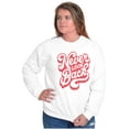 thumbnail image 4 of Never Look Back Positive Motivation Women Plus Size Crewneck Sweatshirt Brisco Brands 4X, 4 of 5