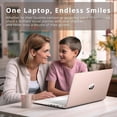 thumbnail image 6 of HP 14" Laptop for Student and Business,Intel Celeron N4120,16GB,384GB Storage(128GB eMMC+256GB Micro SD),HD Webcam,Win 11 H,Rose Gold, 6 of 6