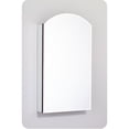 thumbnail image 4 of Robern MC2430D6A  23 1/4" Wide x 6" Deep Customizable Arched Cabinet w/ Cabinet Hinge: Left & Electrical Option: Electrical outlet w/ Interior Light & Mirror Type / Lens: Beveled, 4 of 5