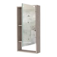 thumbnail image 7 of FM FURNITURE Modesto Engineered Wood Medicine Cabinet with Mirror in Light Gray, 7 of 7