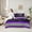 Purple, variant on Manfei Red Racing Car 7-Piece Twin Bedding Sets for Boys, Modern Checkered Flag Bedding Comforter Set, Fashion Honeycomb Reversible Sheet Sets, Luxury Bedroom Decor