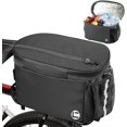 thumbnail image 1 of Bike Rear Rack Bag, Waterproof Bicycle Pannier Insulated Cooler Rear Seat Carrier Bag with Shoulder Strap, 1 of 5