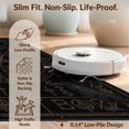 thumbnail image 6 of Design&I 8'x10' Washable Area Rug Snag-Free Runes Pentagram Raven Rune Circle Norse Doormat Witchy Border Crow Flowing for Dining Room, Large Office, Lounge, 6 of 7