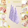 thumbnail image 2 of Coolnut 3 PCS Trippy Hearts Butterflies Baby Muslin Washcloths, Face Towel Burp Cloths Ultra Soft Absorbent Cotton Bath Wipes Towels for Newborn Boys Girls, 2 of 6