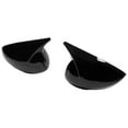 thumbnail image 4 of Ikon Motorsports Mirror Cover Compatible With 22-26 Honda Civic Hatchback & Type R, Gloss Black ABS Rear View Side Mirror Cap Trim 2PCS, 4 of 7