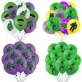 thumbnail image 2 of 10/30 piezas de globos de látex con temática de Hulk de Los Vengadores, globos de aire, decoraciones para fiestas de cumpleaños de niños, juguetes para niños, suministros para fiestas de baby shower, 2 of 5