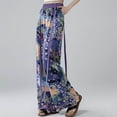 thumbnail image 4 of Fashion Women's Solid High Waisted Pants Ladies Drawstring Casual Pants RXIRUCGD Violet, Taille: m, 4 of 6