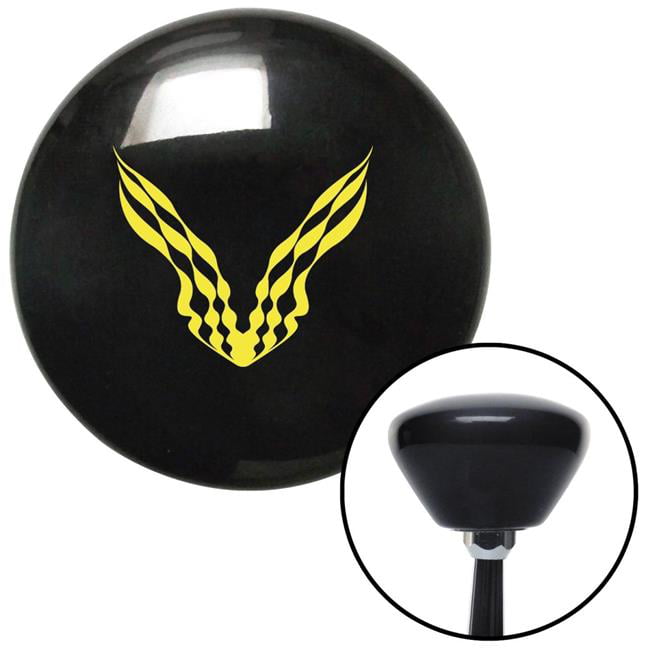 American Shifter 137196 Stripe Shift Knob with M16 x 1.5 Insert Black 2 Checkered Race Flags