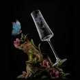 thumbnail image 6 of JoyJolt  Meadow Butterfly Crystal Champagne Flutes - 10 oz- Set of 2 - 10 oz, 6 of 9