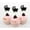 Black & Silver Glitter, variant on Darling Souvenir, Baby Pram Baby Shower Cupcake Toppers, Dessert Decorations - Pack Of 20