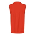 thumbnail image 4 of Sleeveless Polo Shirts for Women Summer Casual Collared Basic Plain Tank Tops Dressy Casual T Shirt Blouse, 4 of 5