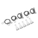 thumbnail image 5 of Kit de Alambre Colgante de Imagen de Servicio Pesado, Kit de Alambre de Alambre Colgante de Imagen Ajustable de Acero inoxidable Duradera Capacidad de Carga Fuerte Para Carteles Carteles, 5 of 7