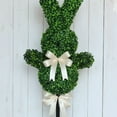 thumbnail image 4 of Easter Decorations -35.5inch Boxwood Bunny Topiary with Bow - 2026 Artificial Bunny Shaped Tree for Indoor Outdoor Decor - Spring Decoration for Home Yard Front Door Porch Mantle Party,, 4 of 5