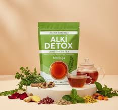 Zyzven Naturals Alki Detox with Moringa – 80g Loose Leaf Herbal Tea | Botanical Detox Blend with Moringa, Dandelion Root, Nettle, Burdock, Ginger & Turmeric | Natural Daily Wellness Tea