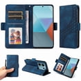 thumbnail image 1 of Funda GANGXUN para Xiaomi Redmi Note 13 Pro 5G con diseño acolchado elegante, cuero PU, protección total y ajuste preciso, 1 of 5