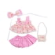thumbnail image 2 of Muñeca de peluche perfke vestido de princesa 38 cm con falda corta y bolso, 2 of 8