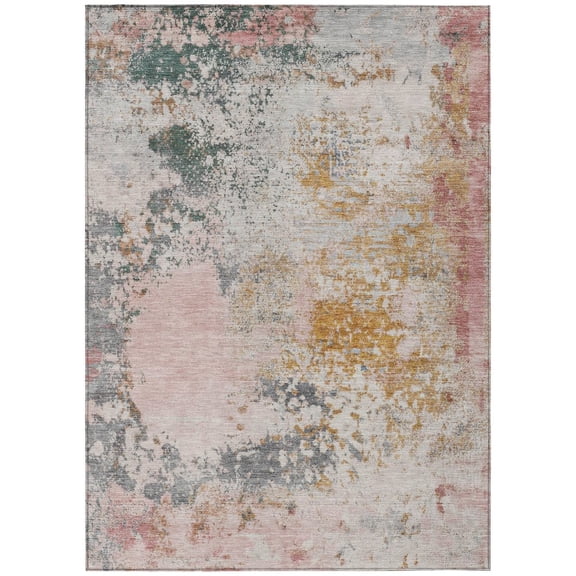 Dalyn Rugs Machine Washable Indoor/Outdoor Chantille ACN2070 Pink 2'6" x 3'10" Rug