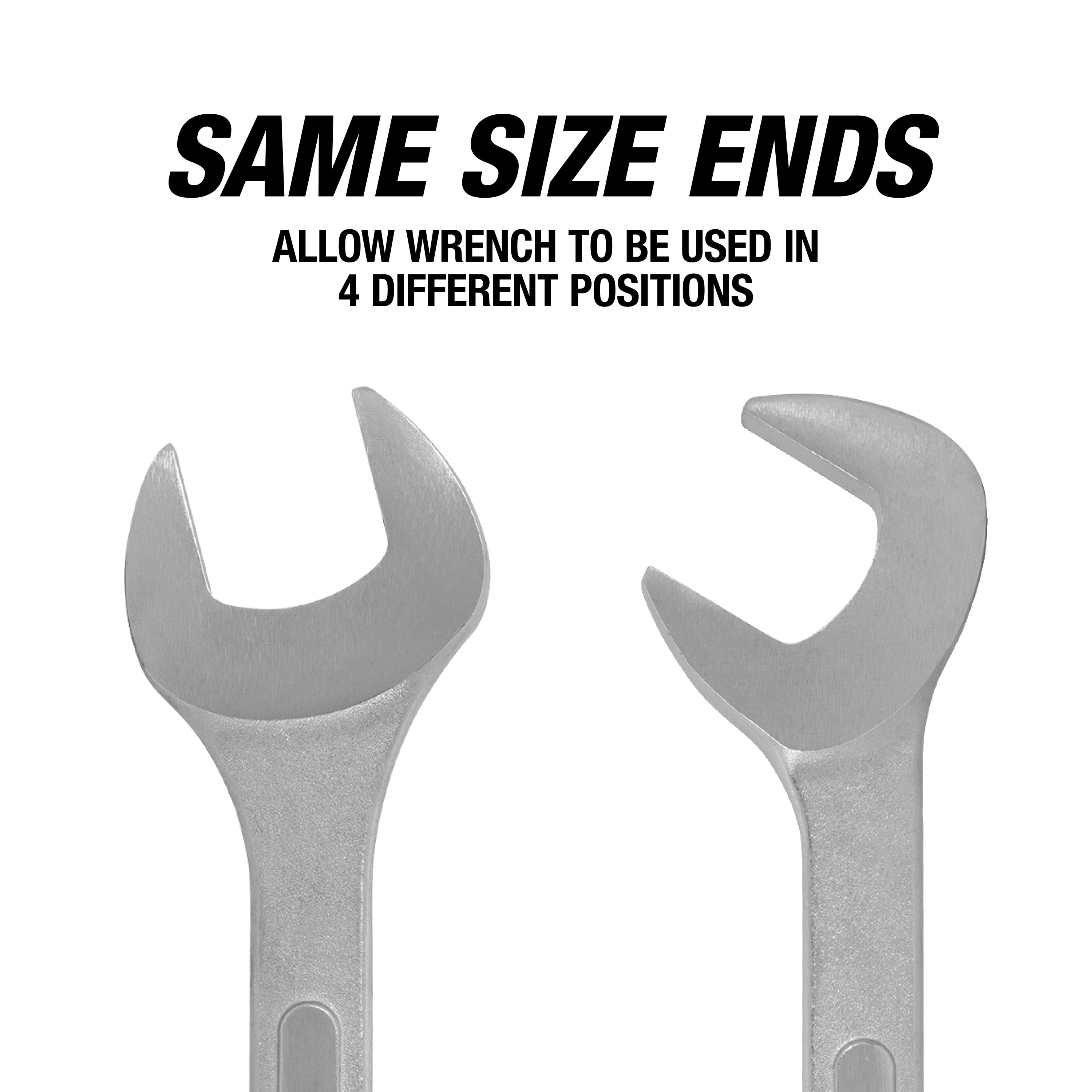 OEMTools Jumbo Angle Head Wrench Set (1-3/8" - 2"), SAE, 6 Piece Set