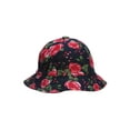 thumbnail image 2 of TopHeadwear 6-Panel Bucket Hat - Roses - Navy, 2 of 2