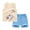 A-Beige, variant on Hihipz Toddler Boy'S Set Cartoon Vest Shorts Sleeveless Cotton Soft Summerwear,Sizes 3-4Y
