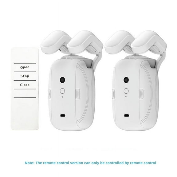 Dual Smart Curtains Robot Roman Rod Track Automatic Curtain Opener Remote Control Motor