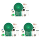 thumbnail image 1 of 3 detectores de metales kit de bricolaje piezas electrónicas -5V 60mm módulo de placa sin contacto 3 piezas, 1 of 6