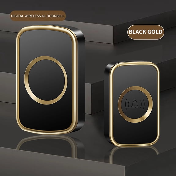 Wireless Doorbell Household No Need For Batteries Large Volume Pager Long‑Range Signal Transmission Multiple Tone Options Durable & Weather‑Resistant Easy, Wire‑Free Installation