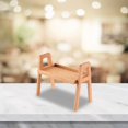 thumbnail image 4 of Esquirla Wood 1:12 Dollhouse Furniture Mini Rack Model Dining Room Decoration Life Scene Beech, 4 of 8