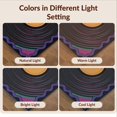 thumbnail image 7 of Design&I 8'x10' Washable Area Rug Record Music Retro Groovy Swirl Border Tapete Redondo Wet Vinyl Cd Playful for Living Room, Family Extra Large Skid-Resistant Low Profile, 7 of 7