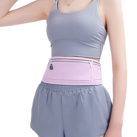 Belt Hidden Pack Sports Waist Bag, Large Capacity Breathable Concealed Waist Belt Bag Invisible Running Waist Pack