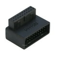 thumbnail image 7 of RIITOP Right Angled USB 3.0 20 pin Male to Female Extension Adapter Converter, Desktop Motherboard 90 Degree Angled USB 3.0 19 Pin Internal Header -Black [2Pack], 7 of 7