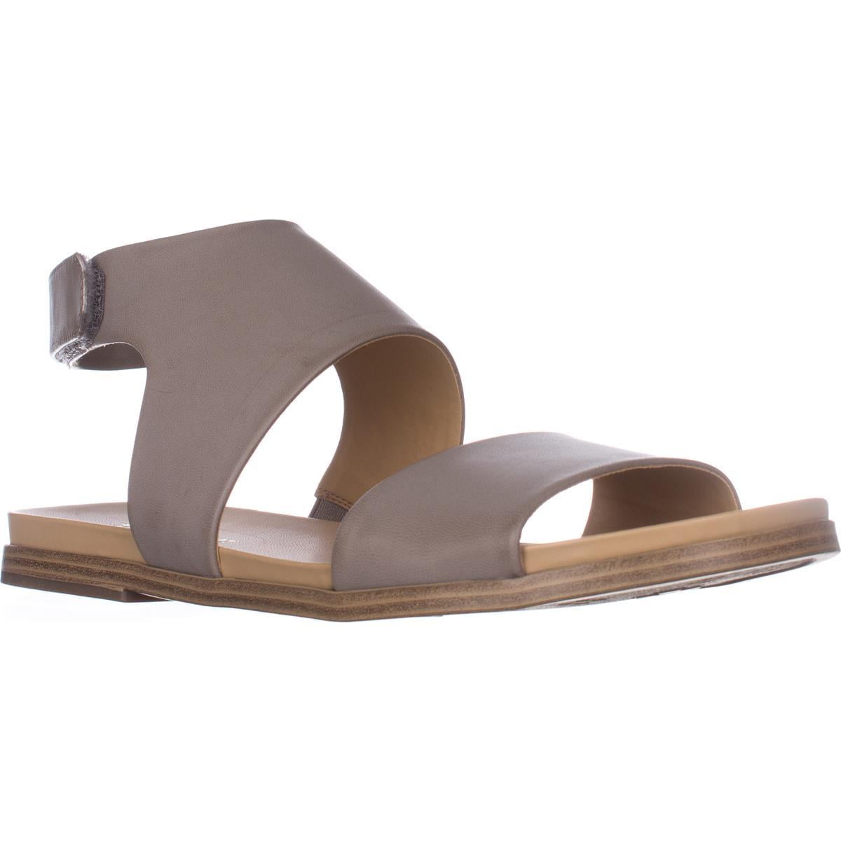 Womens naturalizer Kimono Flat Sandals, Light Grey Smooth
