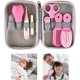 thumbnail image 2 of Kit de cuidado de la salud del bebé Kit de cuidado del recién nacido Termómetro de uñas para el cabello del cuarto de niños Conjunto de cuidado de la salud infantil con estuche de almacenamiento Rosa TUNC Sencillez, 2 of 5