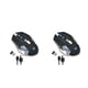 thumbnail image 2 of sweethay Ratón inalámbrico USB Recargable Silencioso 2400DPI Juego Ratón mecánico Receptor Ergonómico Dispositivo de suspensión Viaje Negro Negro 2piezas, 2 of 6