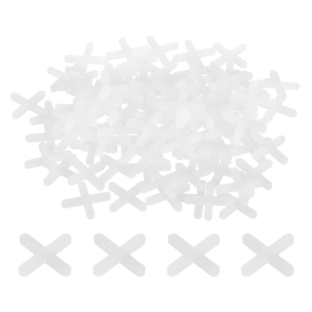 1200Pack Tile Spacers, 3mm 1/8" Cross Shape Wall Floor Tile Spacer, White