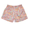 thumbnail image 3 of Shorts de Gym pour Hommes Imprimé Boho Paisley Taille à Cordon Été Plage Cool Shorts Graphiques Rouge m, 3 of 3