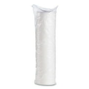 Dart Plastic Lids for Foam Cups, Bowls and Containers, Fits 6-14 oz, White, 100/Pack, 10 Packs/Carton