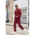thumbnail image 5 of COOFANDY Men's Jogging Suits 2 Piece Set Quarter Zip Up Pullover Sweatshirt and Sweatpants Set with Pockets, 5 of 6