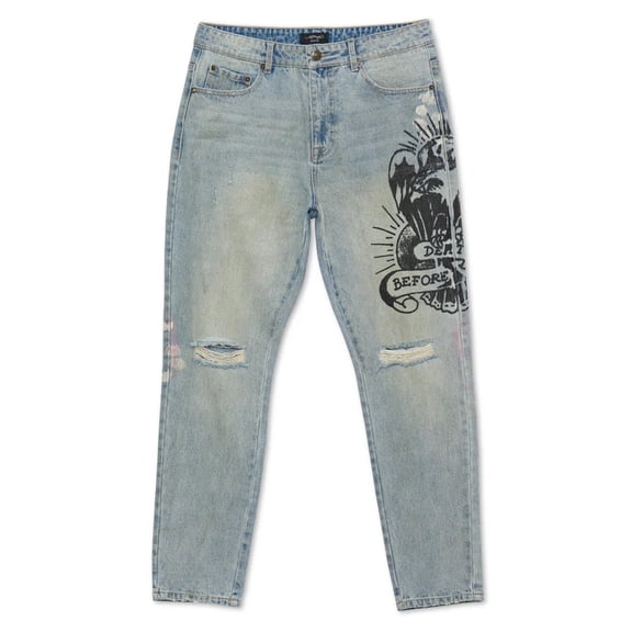 Ed Hardy Eagle Slim Taper Jean - MEHD8301-1 (Light Vintage, 30)