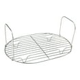 thumbnail image 1 of Stainless Steel Roasting Rack Stainless Steel Steaming Rack with Handle Multi-functional Grill Rack Oven-safe Baking Rack Heavy-duty for Cooking, 1 of 8