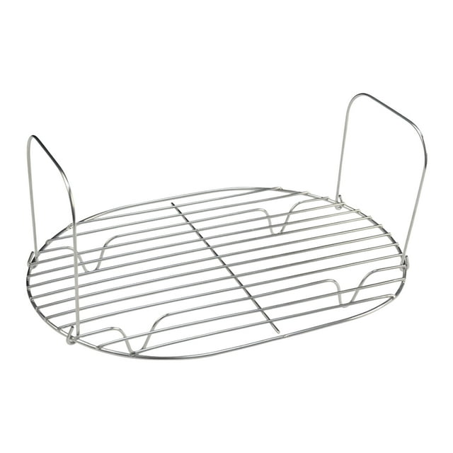 Stainless Steel Roasting Rack Stainless Steel Steaming Rack with Handle Multi-functional Grill Rack Oven-safe Baking Rack Heavy-duty for Cooking