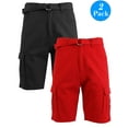 thumbnail image 5 of Men's Belted Cotton Cargo Shorts (2-Pack), 5 of 11